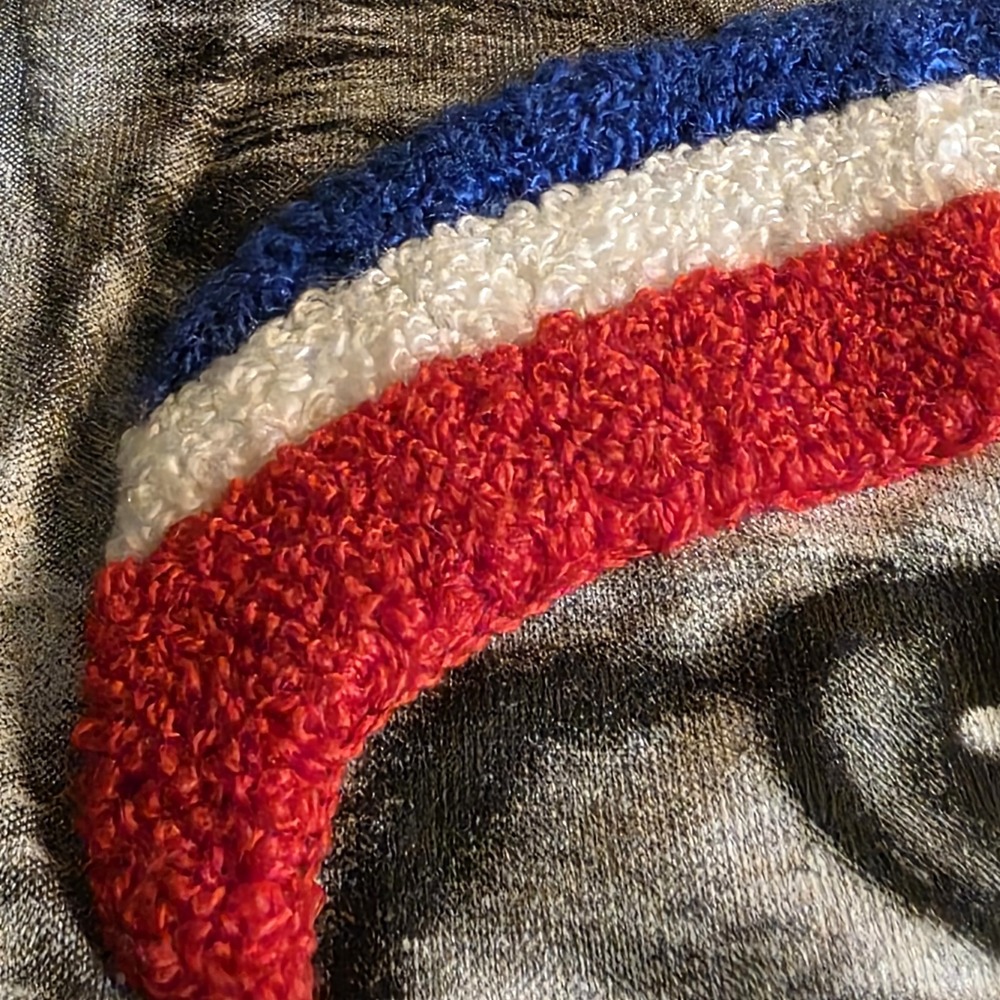 Zoe + Liv Black Cat Graphic Tee Shirt Textured 3D Chenille Headband Plus Sz XXL - Picture 4 of 6
